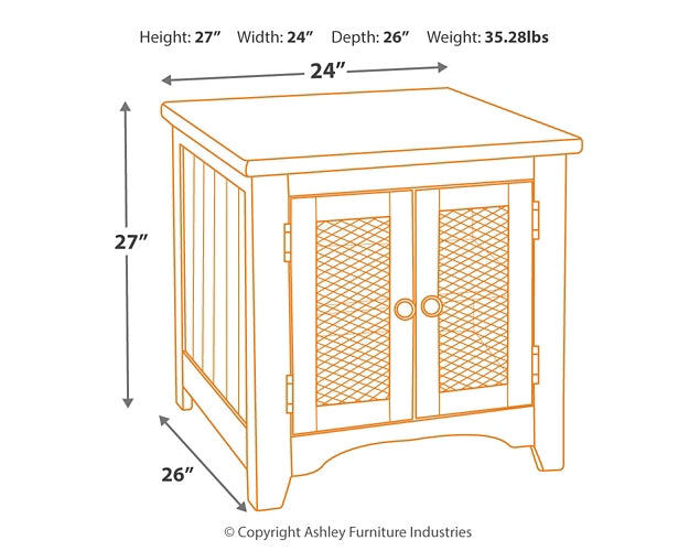 Ashley Express - Wystfield Rectangular End Table