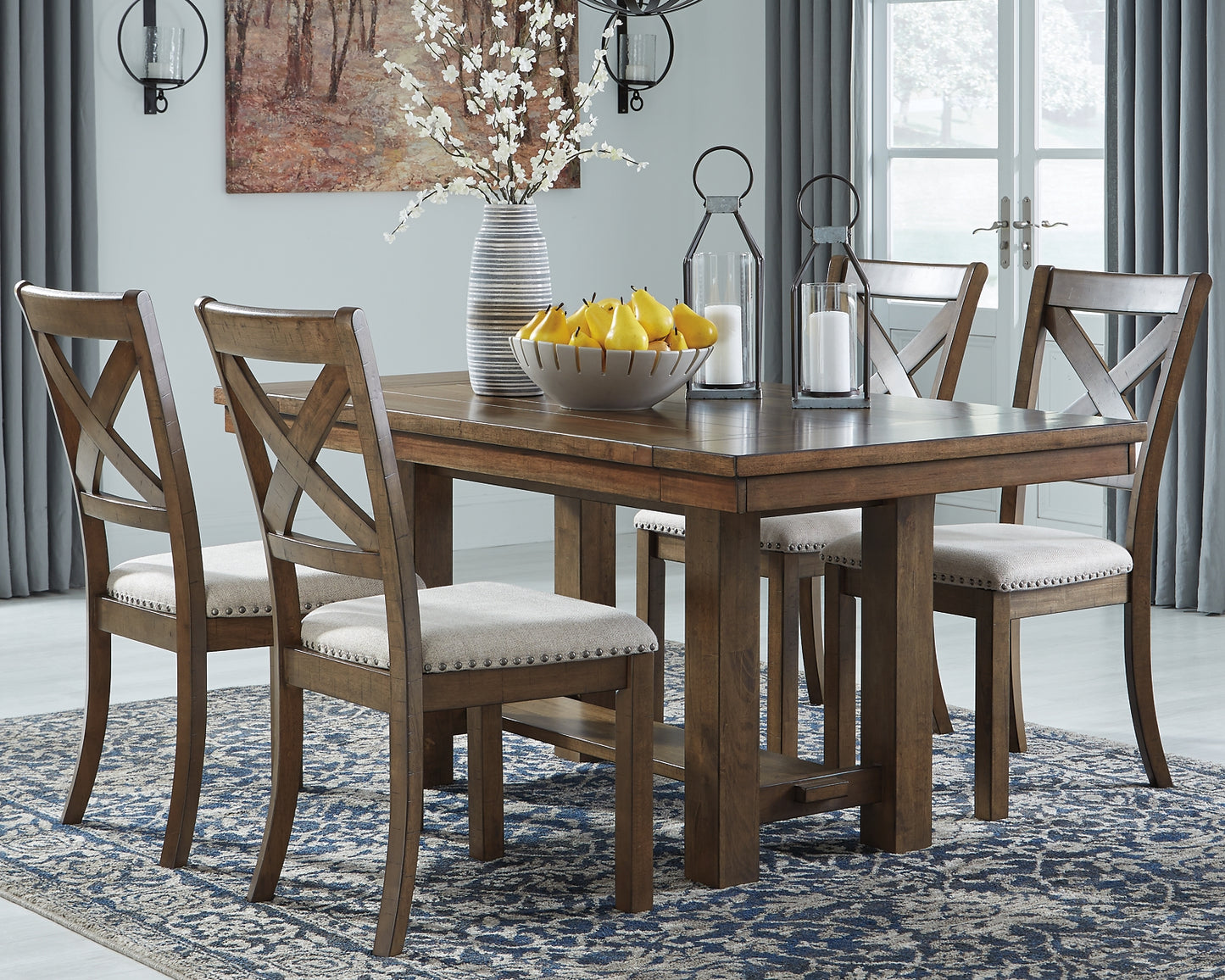 Moriville RECT Dining Room EXT Table