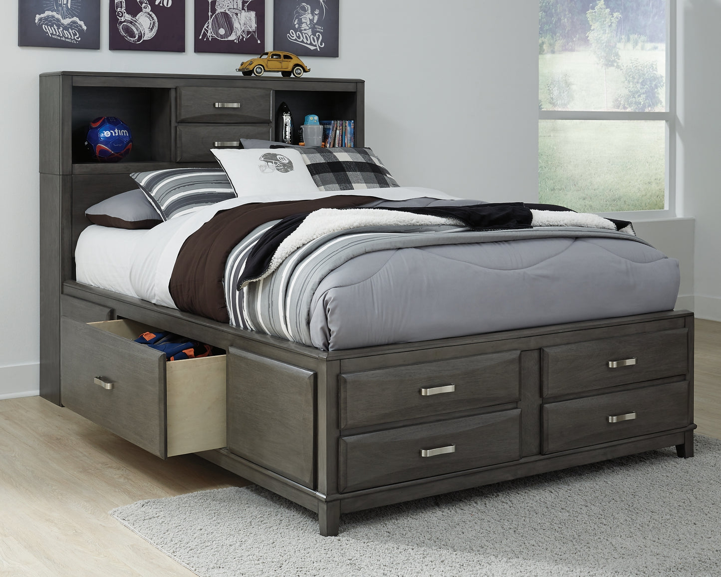 Ashley Express - Caitbrook  Storage Bed With 8 Drawers