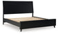 Danziar Queen Panel Bed with Mirrored Dresser and 2 Nightstands