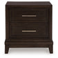 Neymorton Queen Upholstered Panel Bed with Mirrored Dresser, Chest and Nightstand