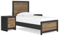 Ashley Express - Vertani Twin Panel Bed with Nightstand