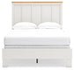 Linnocreek Full Panel Bed with Mirrored Dresser