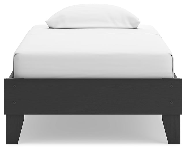 Ashley Express - Socalle Twin Platform Bed with Dresser and Nightstand