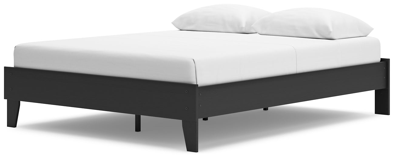 Ashley Express - Socalle Queen Platform Bed with Dresser, Chest and Nightstand