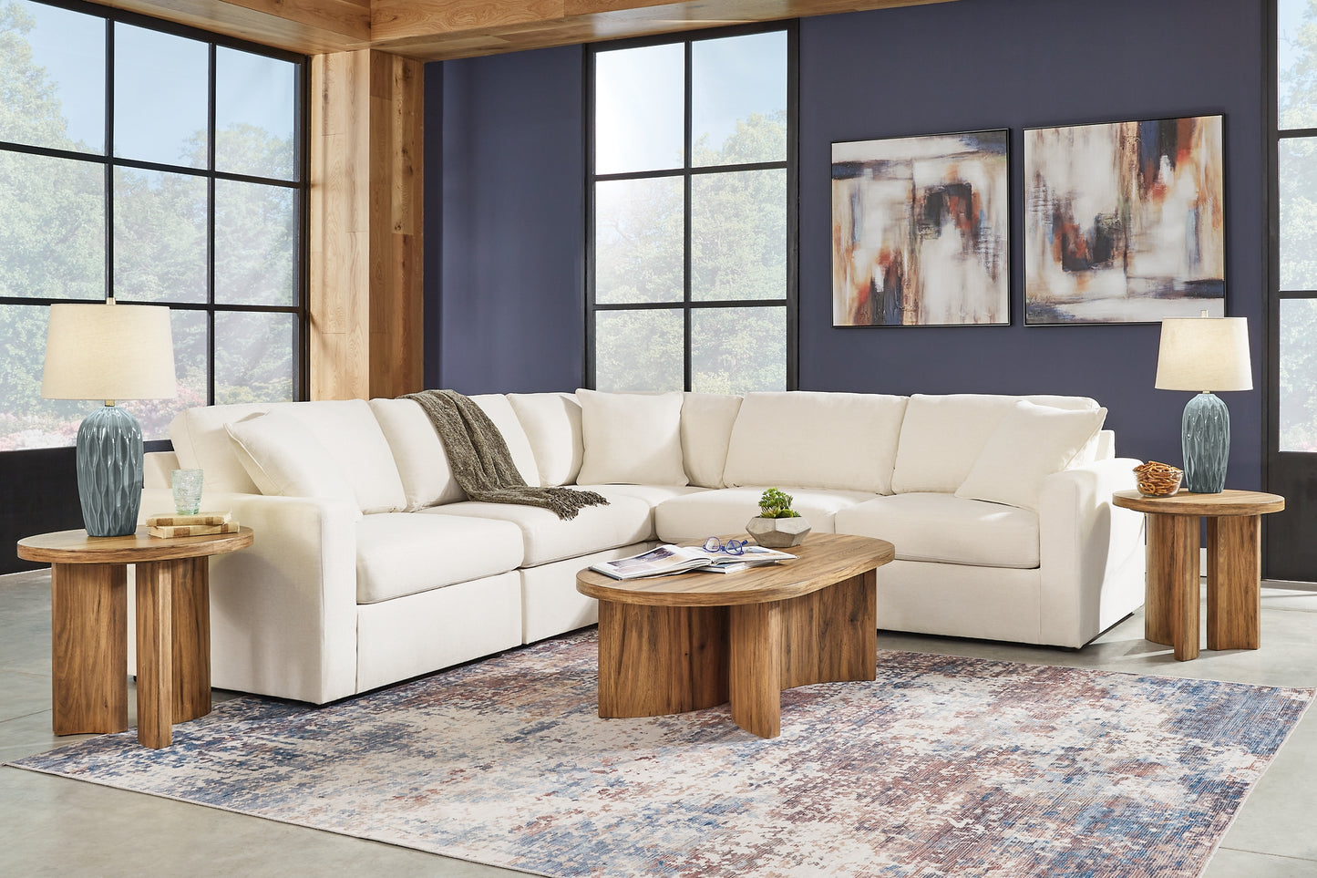 Modmax 5-Piece Sectional with Ottoman