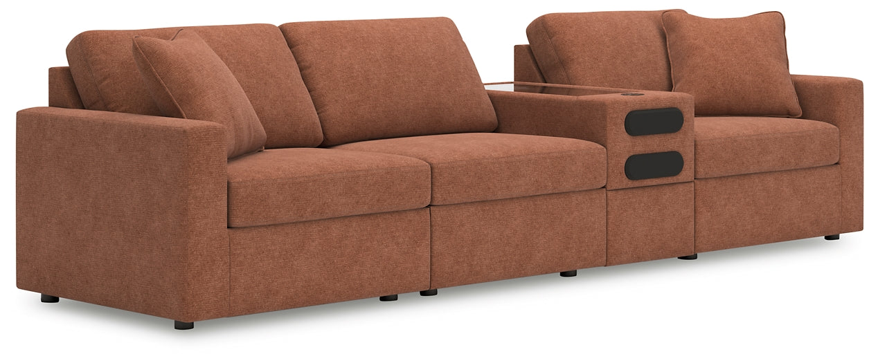 Modmax 4-Piece Sectional with Audio Console