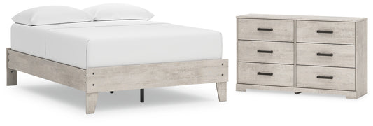 Ashley Express - Shawburn Full Platform Bed with Dresser