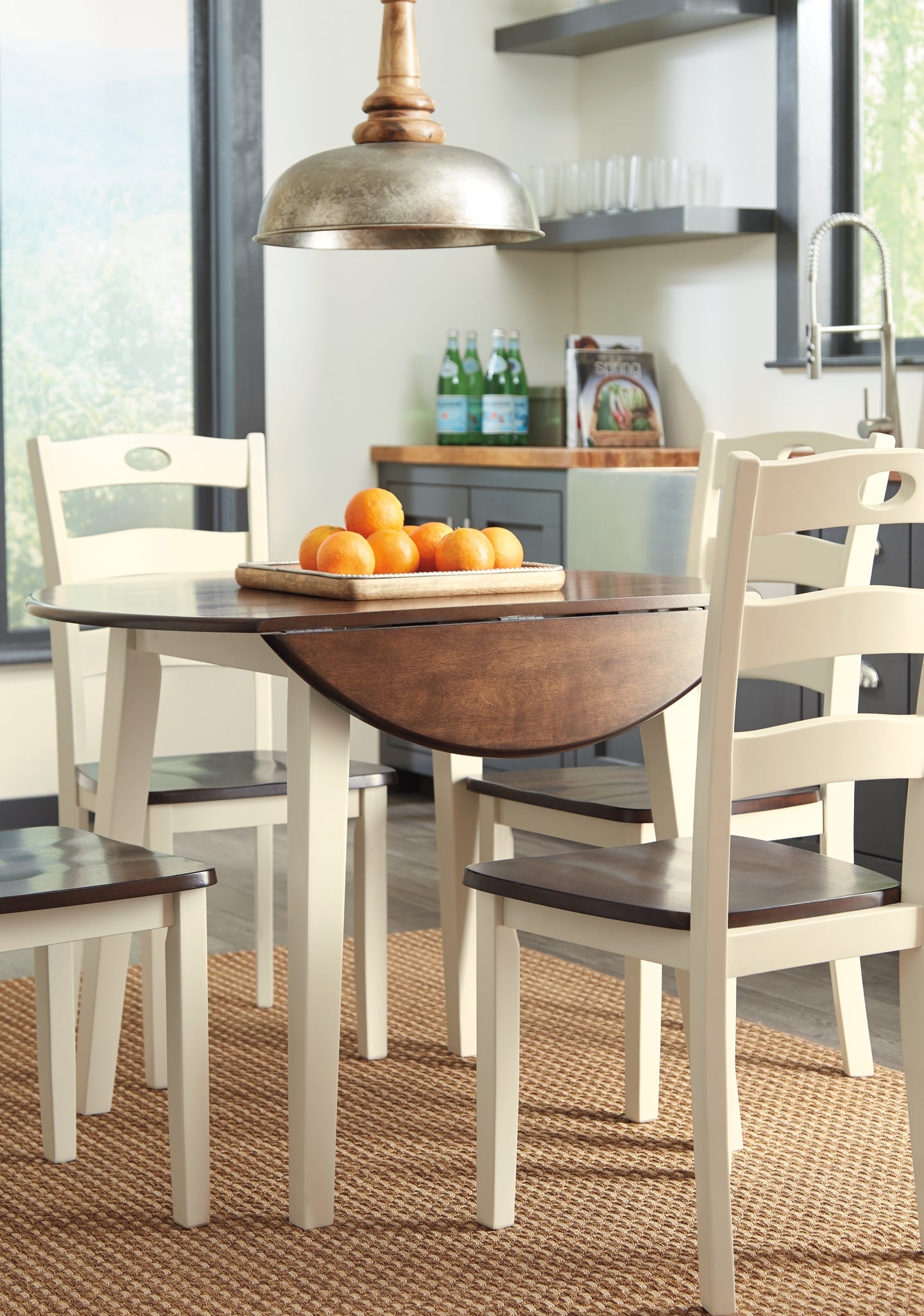 Ashley woodanville 2025 dining set