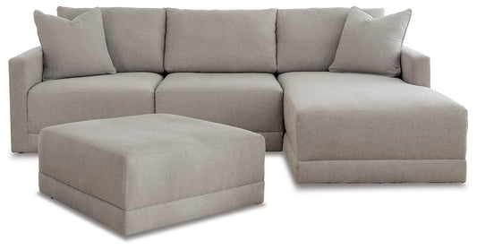 Katany 3-Piece Sectional with Ottoman