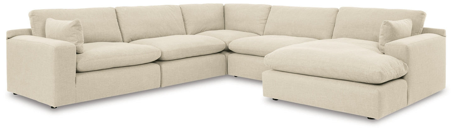 Elyza 5-Piece Sectional with Ottoman