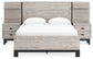 Vessalli Queen Panel Bed with Mirrored Dresser