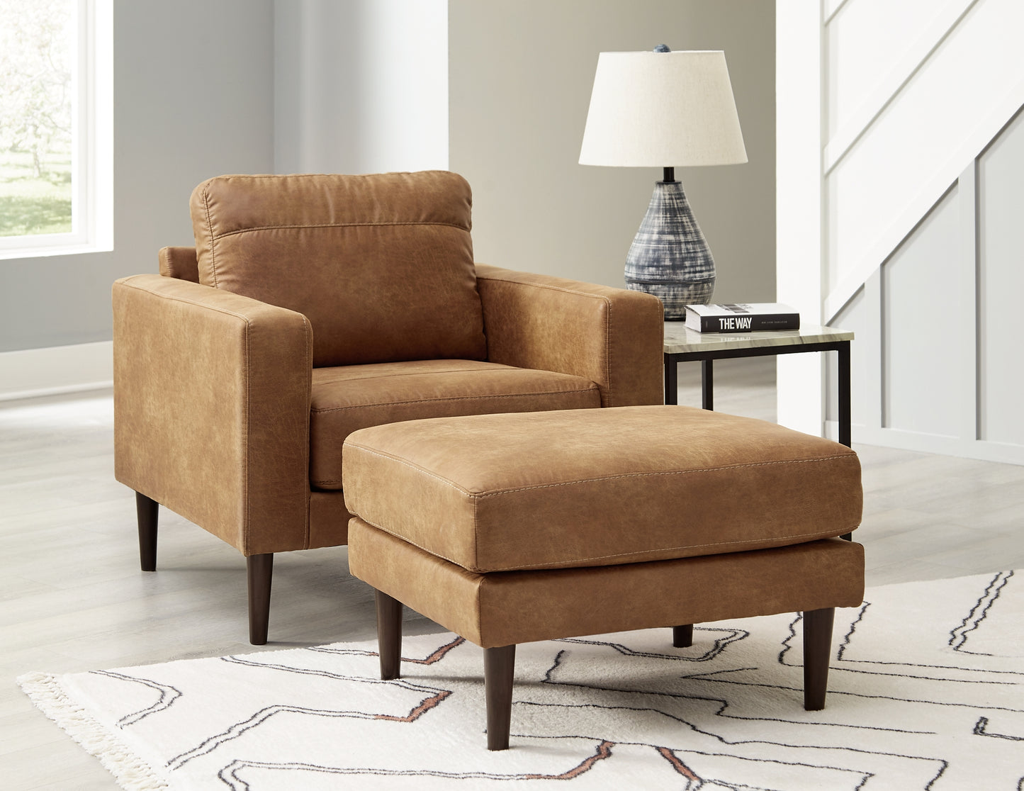 Telora Sofa, Loveseat, Chair and Ottoman