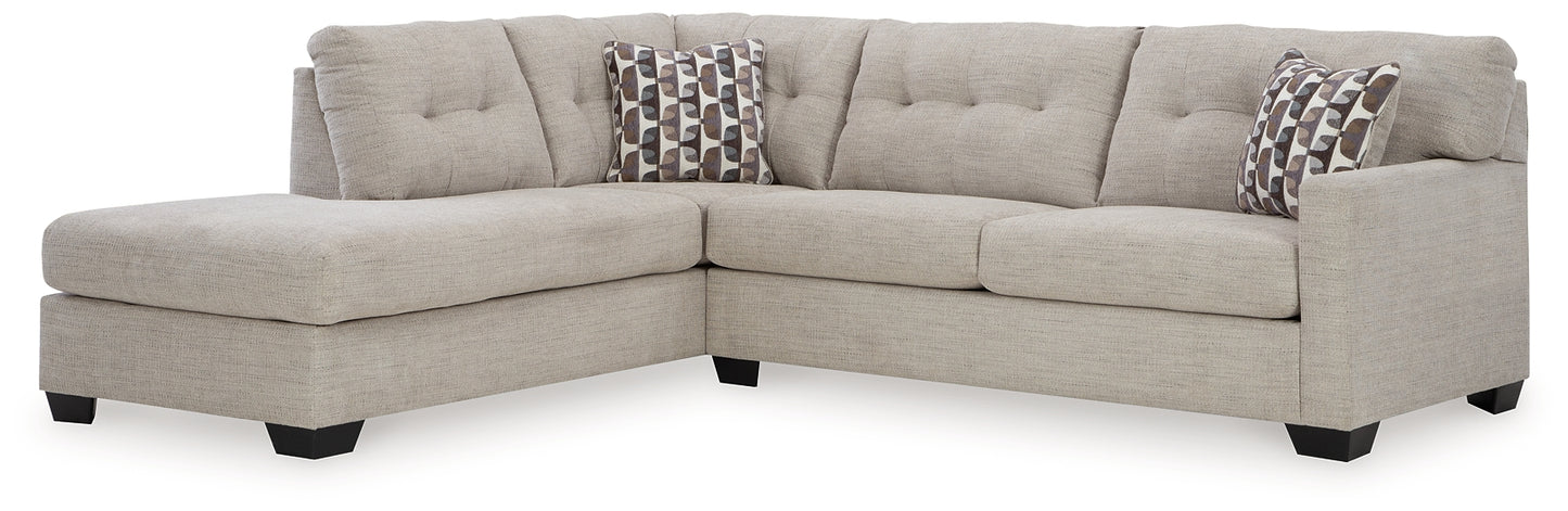 Mahoney 2-Piece Sectional with Ottoman