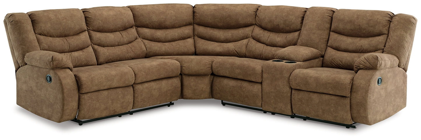 Partymate 2-Piece Sectional with Recliner