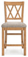 Ashley Express - Havonplane Upholstered Barstool (2/CN)